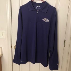 Official Ravens Team Shirt/Jacket Nike- excellent!